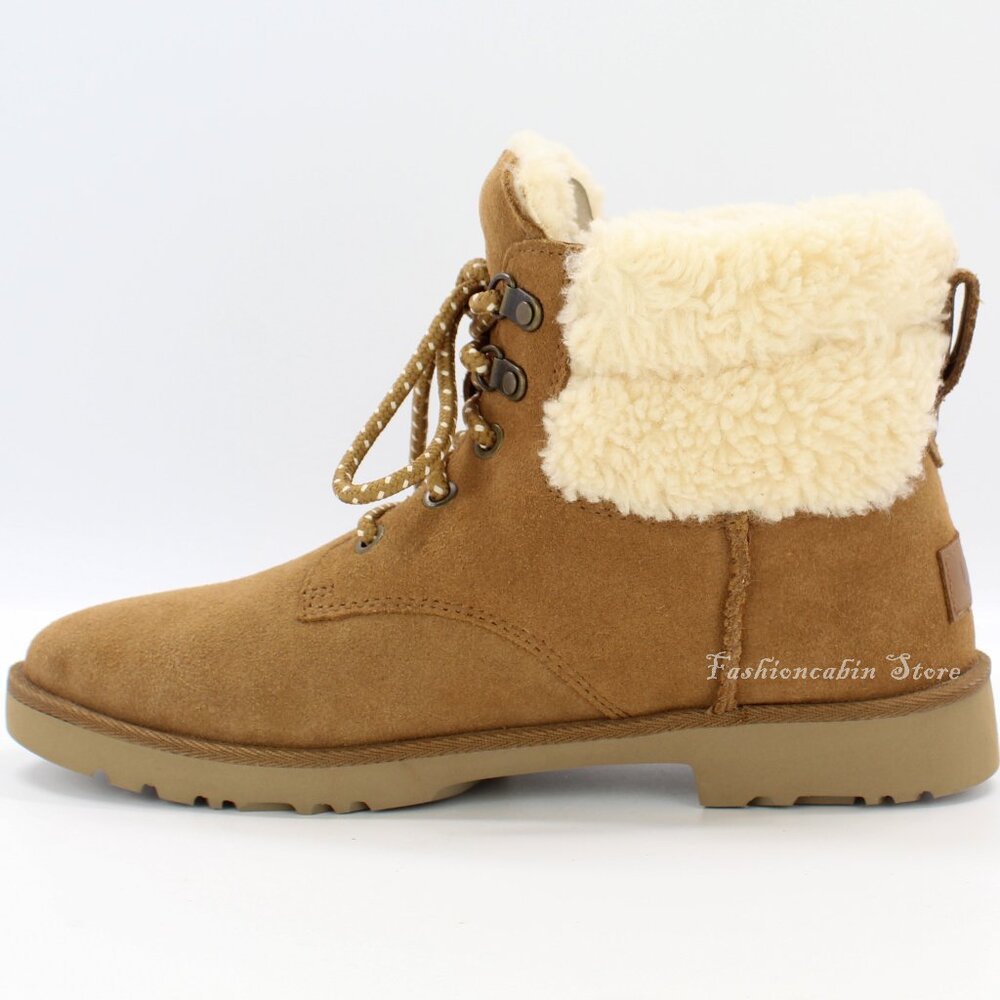 NEW UGG Romely Suede Boot, US 9.5, Cozy Lined Winter Outdoor Essential - Picture 5 of 16